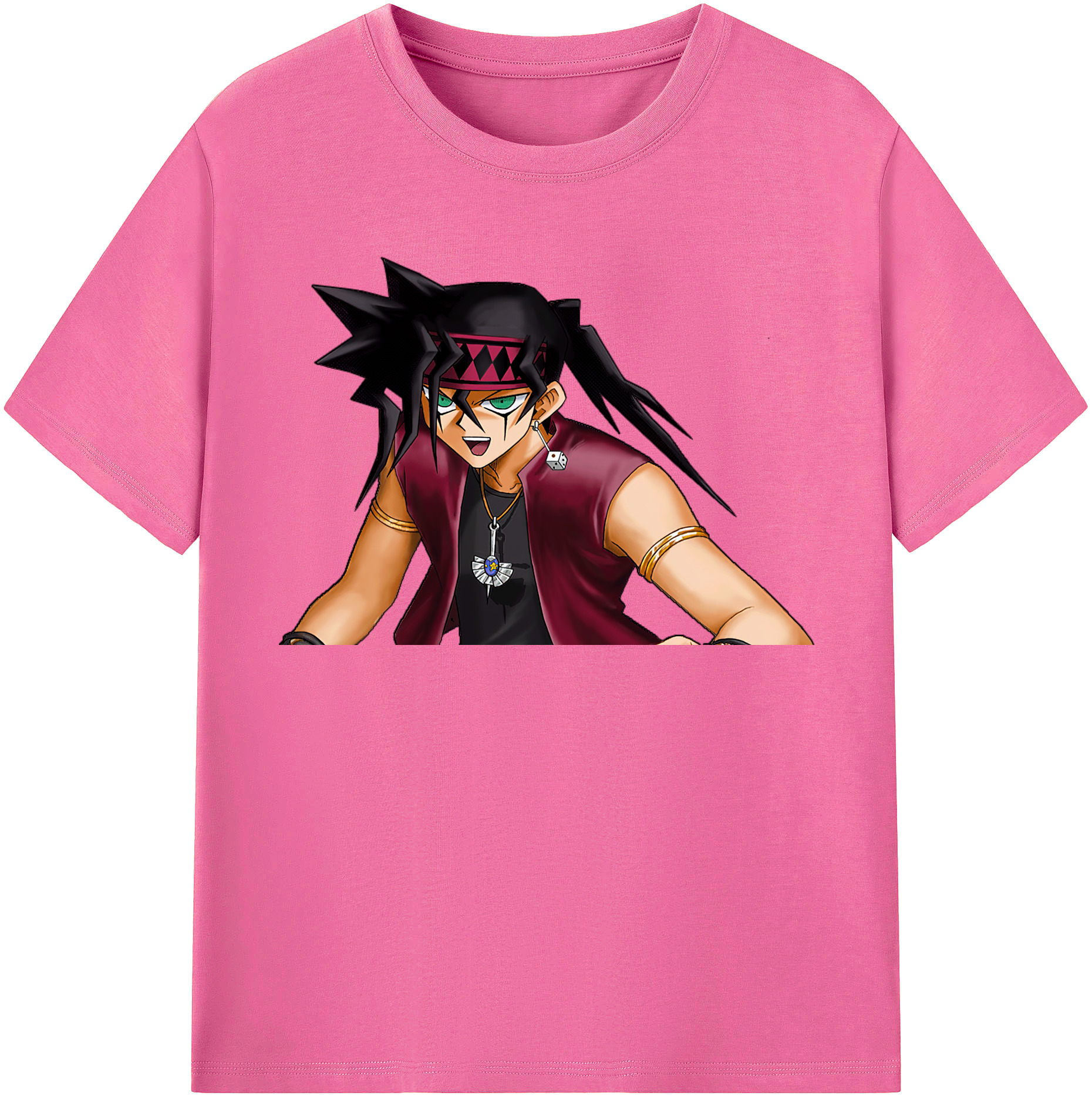 （画像用） 遊☆戯☆王 Yu-Gi-Oh! レディースカジュアルプリントTシャツ（綿100％）
